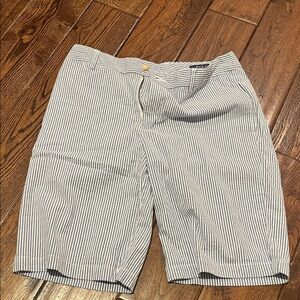 Polo by Ralph Lauren Blue and White Striped Kids Shorts